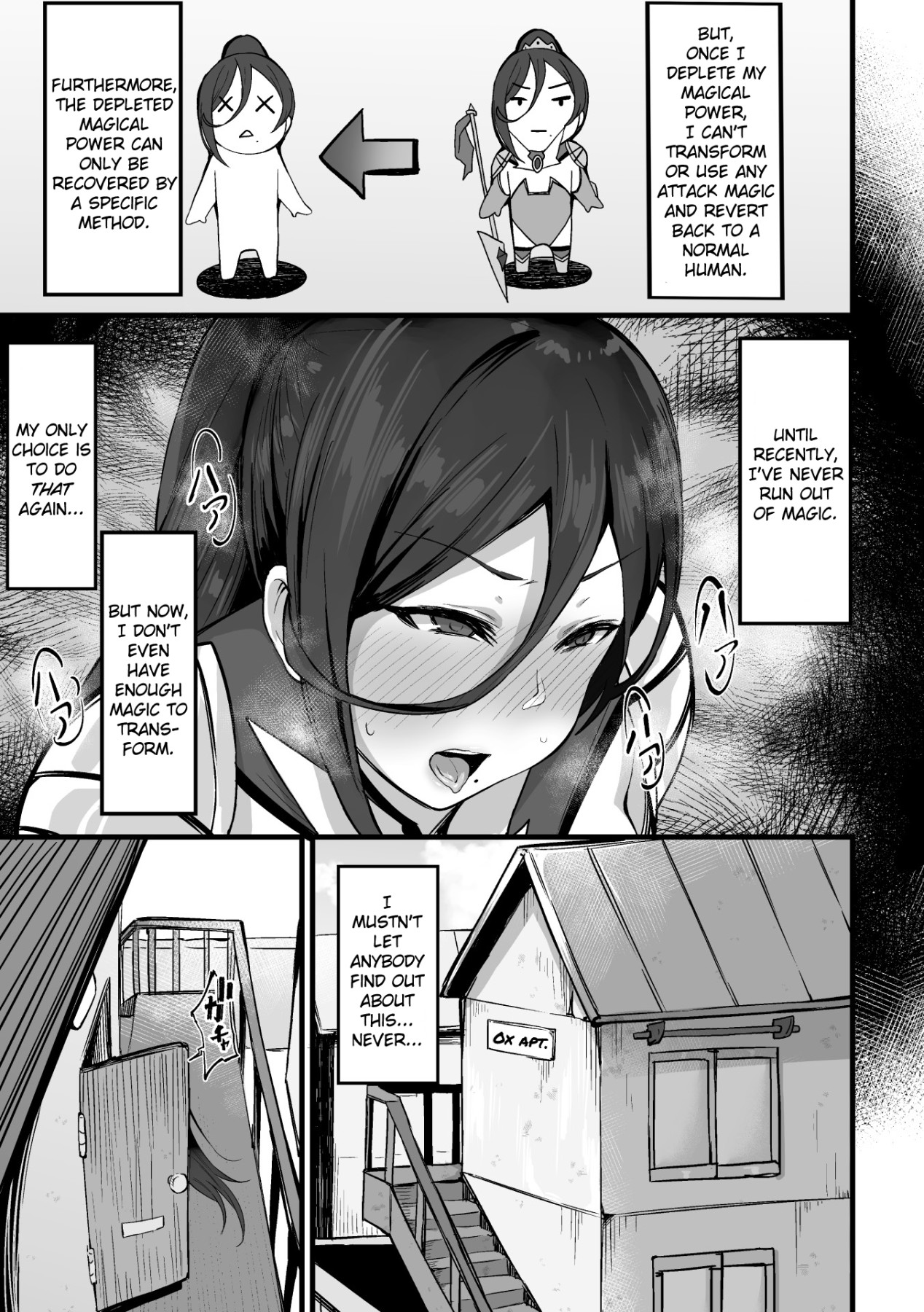 Hentai Manga Comic-There's No Way That I The Strongest Transforming Heroine Would Fall To The Pleasure Of Being Fucked By An Old Guy-Read-3